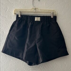 Viktoria Chan Boxer Style Black Shorts